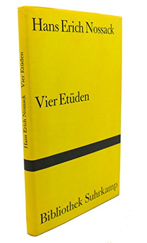 Beispielbild fr Vier Etden. zum Verkauf von Versandantiquariat Felix Mcke