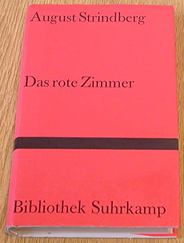 Beispielbild fr Das rote Zimmer. Schilderungen aus dem Leben der Schriftsteller und Knstler. zum Verkauf von Zellibooks. Zentrallager Delbrck