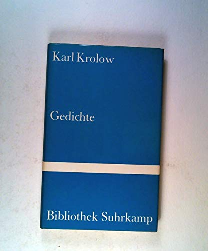 Imagen de archivo de Gedichte (Bibliothek Suhrkamp) (German Edition) a la venta por Bookmans