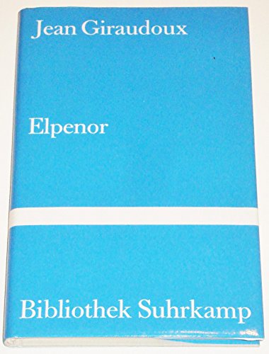 Imagen de archivo de Elpenor. Aus dem Franzsischen von Otto F. Best. Bibliothek Suhrkamp (BS) Band 708. a la venta por Antiquariat Mercurius