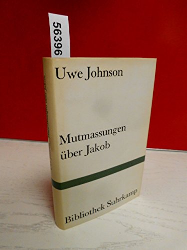 Mutmassungen Uber Jakob