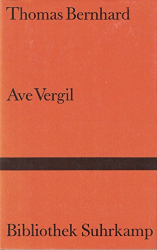 9783518017692: Ave Vergil: Gedicht (Bibliothek Suhrkamp)