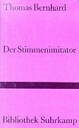 9783518017708: Der Stimmenimitator