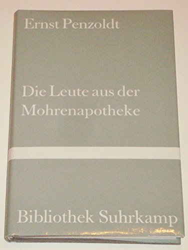 9783518017791: Die Leute aus der Mohrenapotheke. Roman