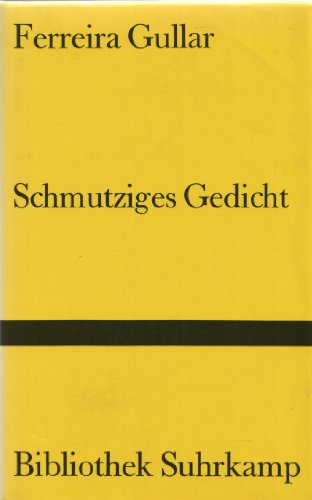 Stock image for Schmutziges Gedicht / Poema Sujo. Text in Portugiesisch und Deutsch. for sale by medimops