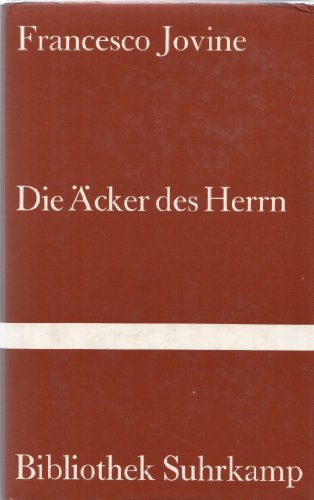 Die Äcker des Herrn - Jovine, Francesco