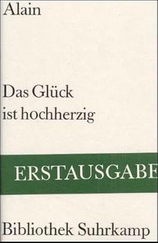 Beispielbild fr Das Glck ist hochherzig zum Verkauf von medimops