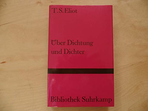 Stock image for ber Dichtung und Dichter. Essays. for sale by medimops