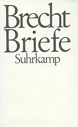 ( 2 BÄNDE ) Briefe. Textband / Anmerkungen. Hrsg. u. kommentiert von Günter Glaeser. - Brecht, Bertolt