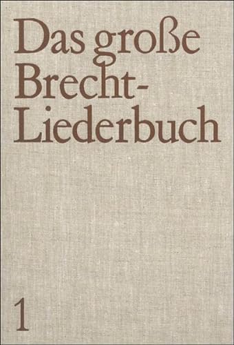 Das Grosse Brecht-Liederbuch - Brecht, Bertolt