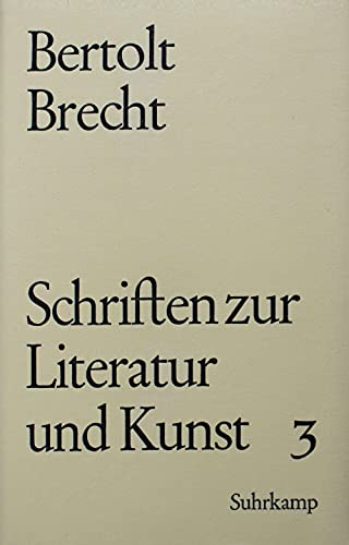9783518024539: Schriften zur Literatur und Kunst, Geb, Bd.3, 1934-1956