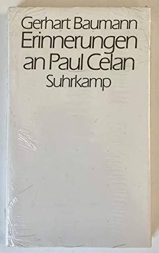 9783518025864: Erinnerungen an Paul Celan (German Edition)