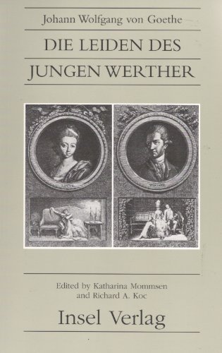 Stock image for Die Leiden Des Jungen Werther (Suhrkamp/Insel series in German literature) for sale by Wonder Book