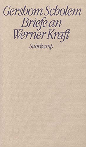 9783518030974: Briefe an Werner Kraft