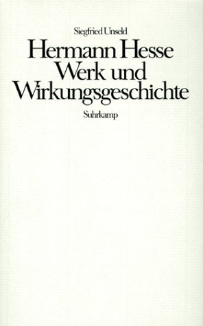 9783518032336: Hermann Hesse. Werk und Wirkungsgeschichte.