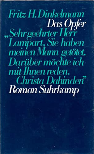 Beispielbild fr Das Opfer - Roman zum Verkauf von Der Bcher-Br