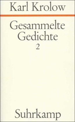 Gesammelte Gedichte, Vol. 2 (9783518034781) by Karl Krolow