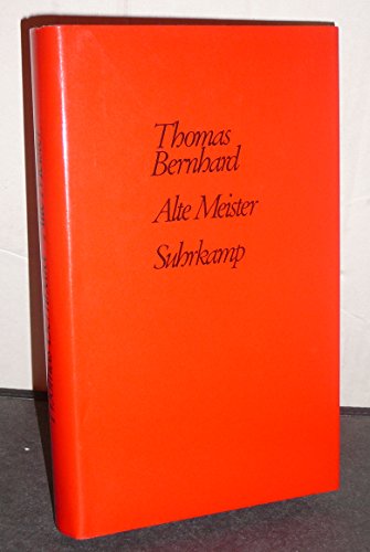 Alte Meister: KomoÌˆdie (German Edition) (9783518035603) by Bernhard, Thomas