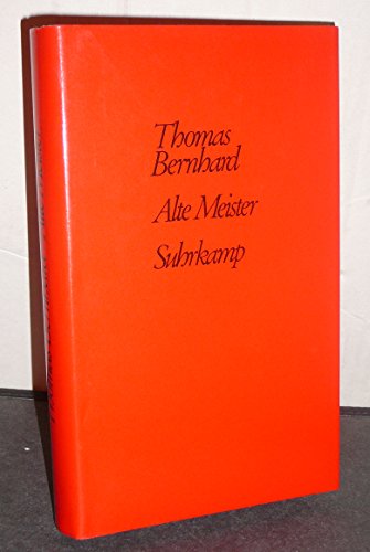 9783518035603: Alte Meister: Komödie (German Edition)