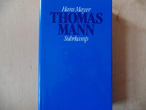 Thomas Mann - Hans Mayer