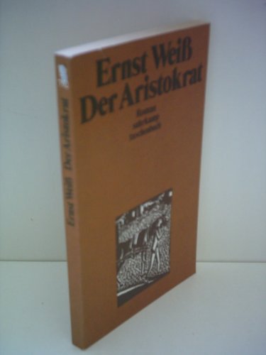 9783518042854: Der Aristokrat.