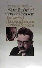 Briefwechsel 1933-1940, Hg. Gershom Scholem, - Benjamin, Walter / Gershom Scholem