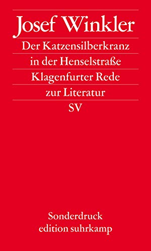 Stock image for Der Katzensilberkranz in der Henselstrae: Klagenfurter Rede zur Literatur (edition suhrkamp) for sale by medimops