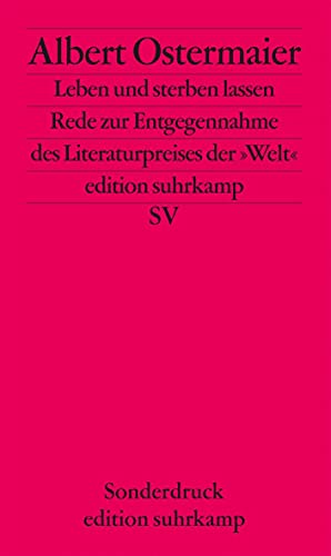 Beispielbild fr Ostermaier, A: Leben und sterben lassen zum Verkauf von Blackwell's