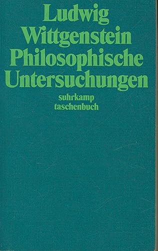 9783518065143: Philosophische Untersuchungen Suhrkamp-taschenbuecher; 14.