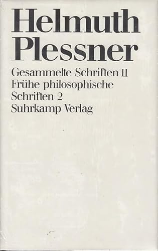 9783518065228: Frhe philosophische Schriften