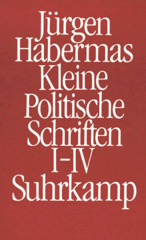 Stock image for Kleine politische Schriften I/ IV (Kt). for sale by INGARDIO