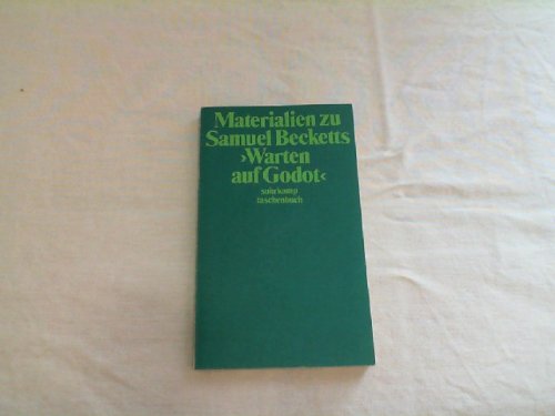 Materialien zu Samuel Becketts 'Warten auf Godot'. [German Edition] Zusammengestellt und ubersetzt von Ursula Dreysse. - [Beckett, Samuel] Dreysse, Ursula.