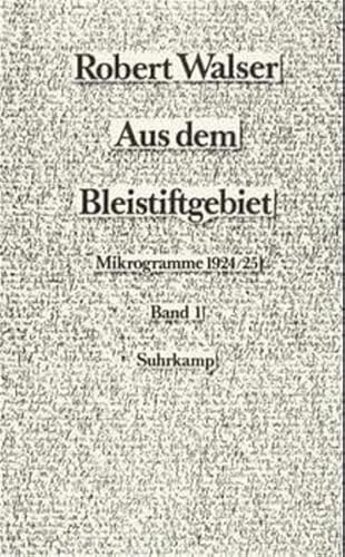 9783518066102: Aus dem Bleistiftgebiet. Ausgabe in sechs Bnden.