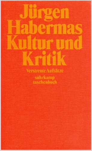 9783518066256: Kultur und Kritik: Verstreute Aufstze (Suhrkamp Taschenbuch)