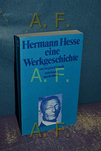 9783518066430: Hermann Hesse, eine Werkgeschichte (Suhrkamp Taschenbuch)