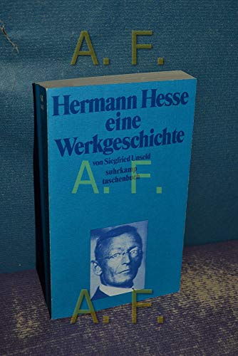 9783518066430: Hermann Hesse. Eine Werkgeschichte