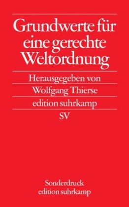 Grundwerte für eine gerechte Weltordnung (ISBN 9783643900050)