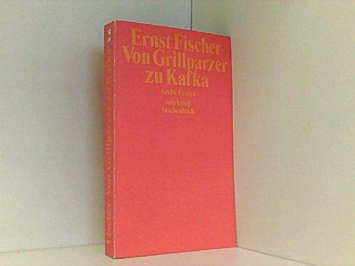 Beispielbild für Von Grillparzer zu Kafka. Sechs Essays. zum Verkauf von medimops