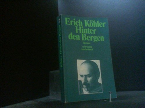 Hinter den Bergen - Roman - Köhler, Erich Koehler ---
