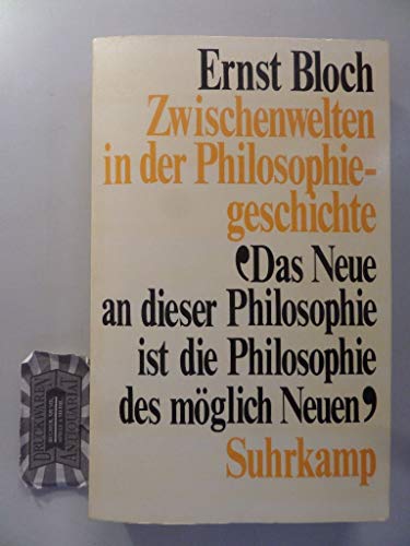 

Zwischenwelten in der Philosophiegeschichte. Aus Leipziger Vorlesungen