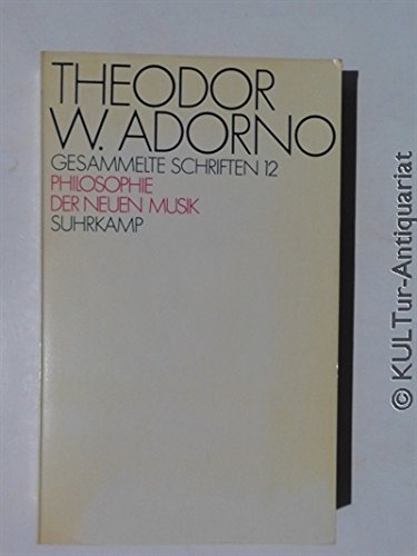 Beispielbild fr Gesammelte Schriften; Teil: Bd. 7., sthetische Theorie. [hrsg. von Gretel Adorno und Rolf Tiedemann] zum Verkauf von Antiquariat Rohde