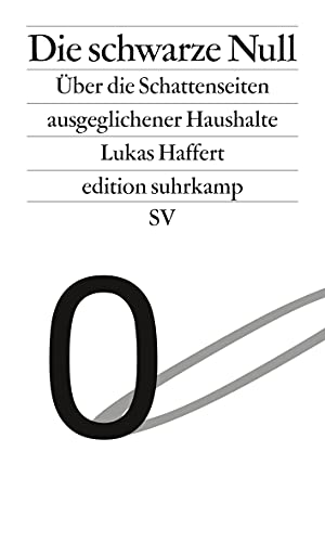 Stock image for Die schwarze Null -Language: german for sale by GreatBookPrices
