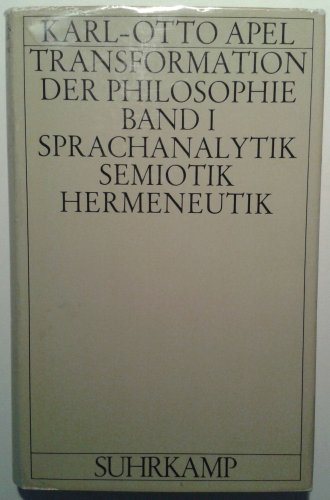 Beispielbild fr Sprachanalytik, Semiotik, Hermeneutik. (Bd. 1) zum Verkauf von Buchpark