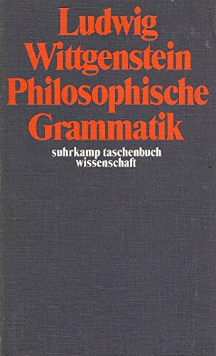 Beispielbild für Philosophische Grammatik. zum Verkauf von medimops