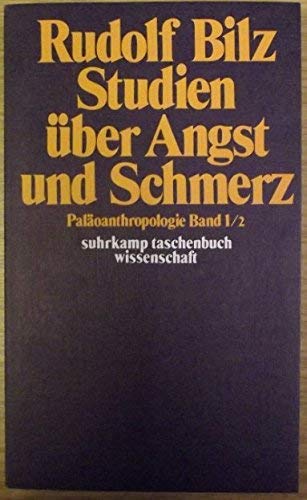 Imagen de archivo de Suhrkamp Taschenbcher Wissenschaft, Nr.44, Studien ber Angst und Schmerz a la venta por medimops