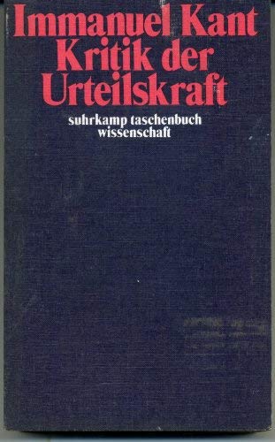 Beispielbild fr Immanuel Kant Werkausgabe Band X: Kritik der Urteilskraft zum Verkauf von Buchpark