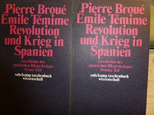Stock image for Revolution und Krieg in Spanien; Teil: T. 1. Geschichte des spanischen Brgerkrieges for sale by Buchhandlung Neues Leben