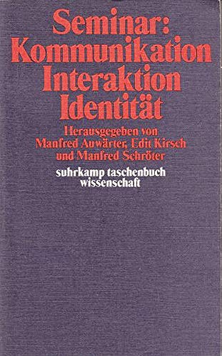 Stock image for Seminar Kommunikation, Interaktion, Identitt. for sale by Antiquariat & Verlag Jenior