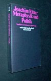 9783518077993: Metaphysik und Politik: Studien zu Aristoteles und Hegel (Suhrkamp Taschenbuch. Wissenschaft)