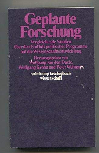 Geplante Forschung (ISBN 3905314053)